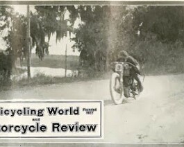 Lee Taylor Riding for Indian Crossing the Finish Line for the 300 Mile Savannah race on Nov 25 1914 as the Winner After 5 Hours.